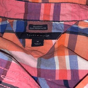 tommy hilfiger plaid shirt